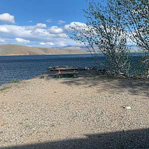 Water front on Topaz Lake