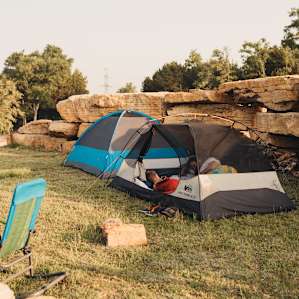 Sunrise at camp!