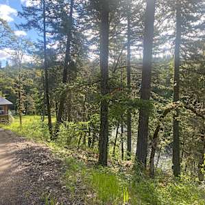 Heading down to the campsite.
