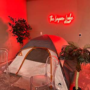 Camp space in our backyard