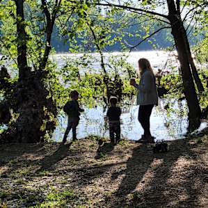 Seven Islands River front Campsites