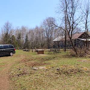 We stayed in our van in the site closest to the barn. We were able to easily get our van to the site.