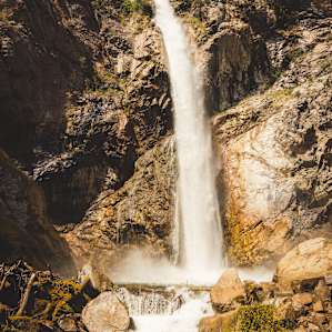 Nearby waterfalls are just some of the many attractions within a drive from the tiny home.
