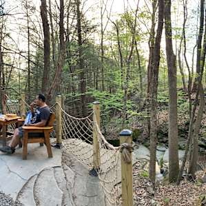Glamping Yurt Over Looking Waterfall