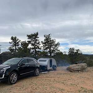 We were in campsite number 4. It has a lovely view of the mountains.