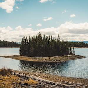 The lake views along the drive are worth stopping for.