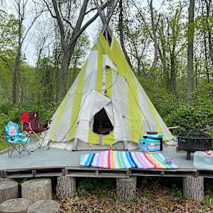 Tipi on the Ct River
