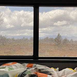 Secluded with double mountain views