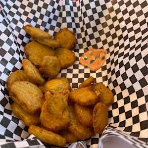 The fried pickles. Don’t sleep on these, they were real good.