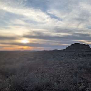 View of the Needles Campsites
