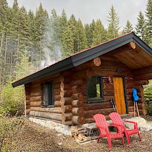 Off-Grid Cabin with Waterfalls