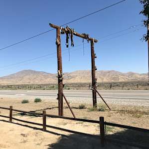 Curious symbol for the town of New Cuyama!