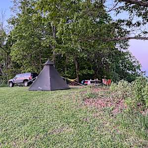 Our campsite