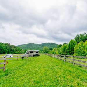 View of RV sites
