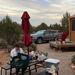 Desert yurt with spectacular views