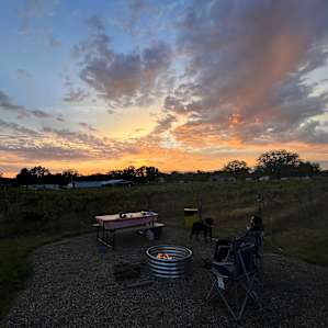 Sunset at our spot.