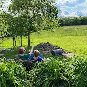 So many perfect places to sit and chat while taking in the view.