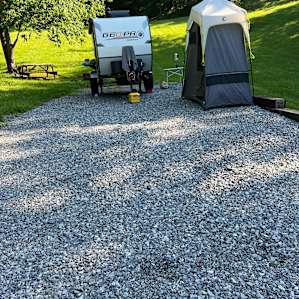 Private Camping with a view!
