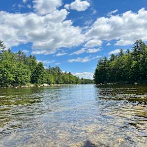 Camping on the Saco river
