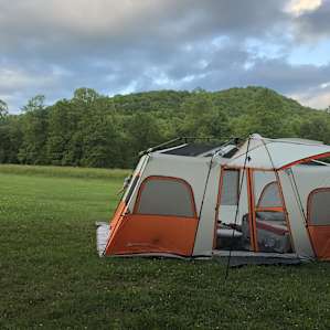 Beautiful spot for a tent.