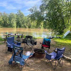 The beautiful river side site!