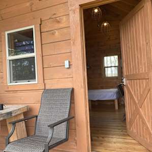 Log Cabin at the Edge