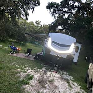 Parked and happy!