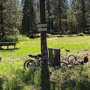 Awesome bonus to the campground, loaner bikes!!!