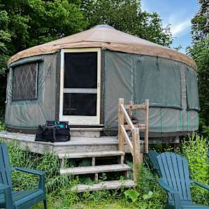 The yurt: it's bigger on the inside!