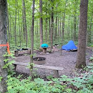 camp set and ready for sunset!