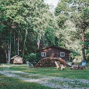 Hanging Dog Glamp Camp