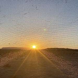 Sunrise from campsite