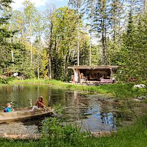 View from the Stuga's firepit