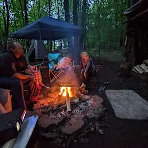 Tent camping Sanctuary in the Woods