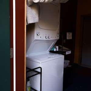 bathroom for campers - includes a washer/dryer and shower