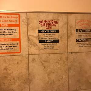 Oasis bathroom, great gas prices too
