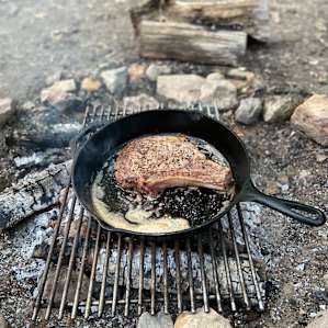 Made a great campfire dinner.