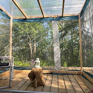 GLAMPING A-FRAME+BED, WATERFRONT