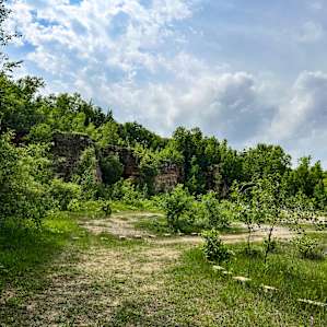 Quarry in the Mississippi Bluff