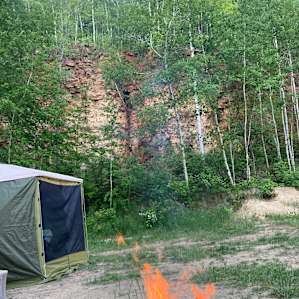 Quarry in the Mississippi Bluff