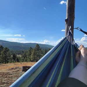 Hammocks were almost too comfortable. Made it hard to want to set up camp.
