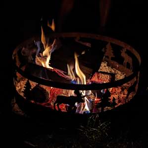 Fire ring.