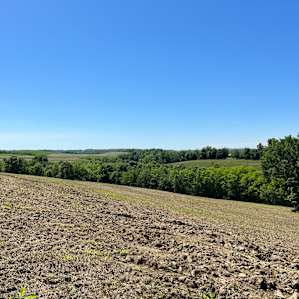 One of the hiking paths circled this field. The views were beautiful.