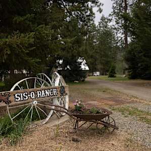 entrance to the ranch
