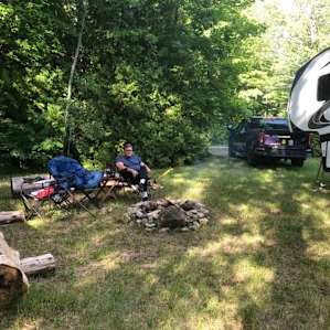 Pond side RV spot