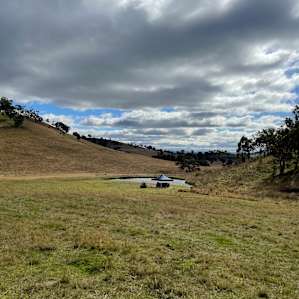 Secluded camp site