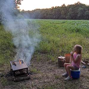 open spot for fire