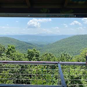 View from the Woodstock Tower Fire Lookout.