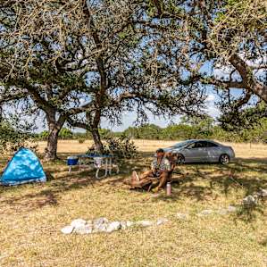 Tent camping area.