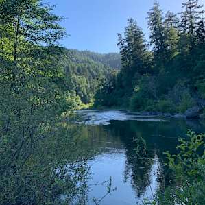Van Duzen river swimming hole. A must-visit while on the farm.